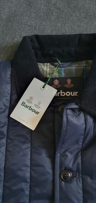 BARBOUR CHAQUETA POOLY QUILT NAVY L