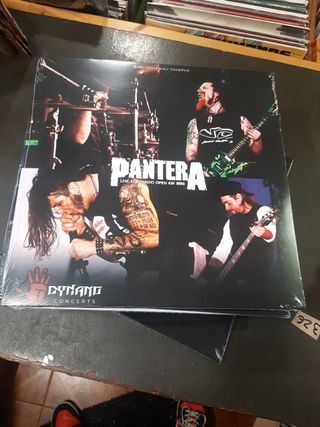 Vinilo Cd Pantera live Dynamo 1998
