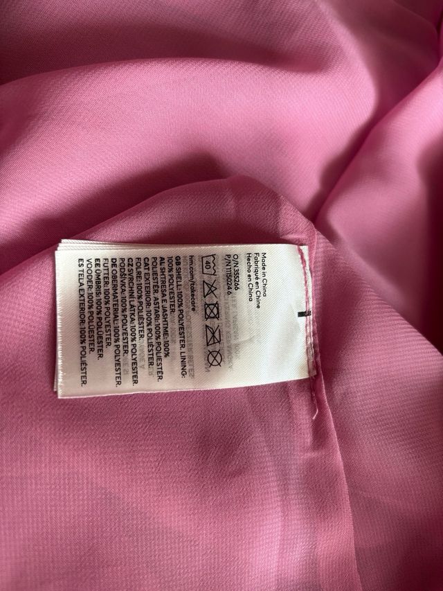 Vestido plisado HandM Talla M