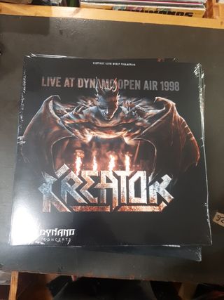 Vinilo y Cd  Kreator live Dynamo 1998