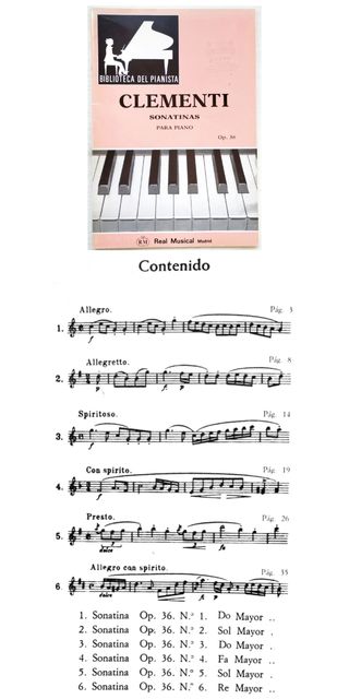 SONATINAS para Piano (varios autores)
