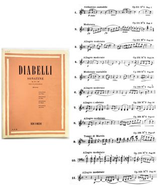 SONATINAS para Piano (varios autores)