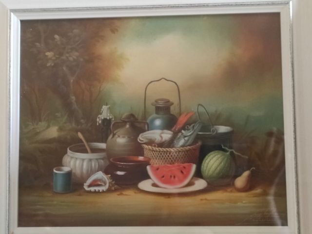 Natura morta dipinto olio Luigi Tagliavini