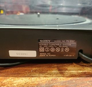 Tocadiscos SONY