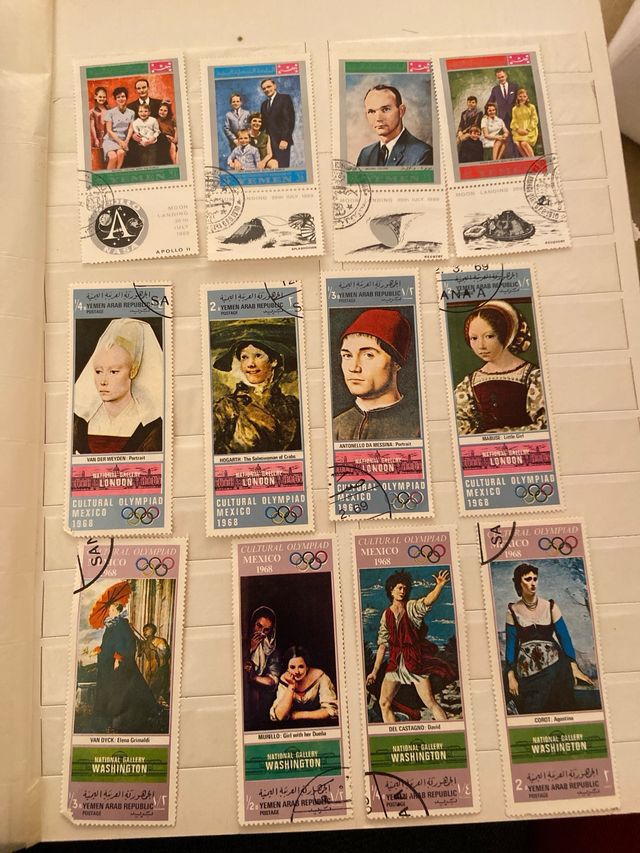 44. sellos de Yemen anteriores a1970