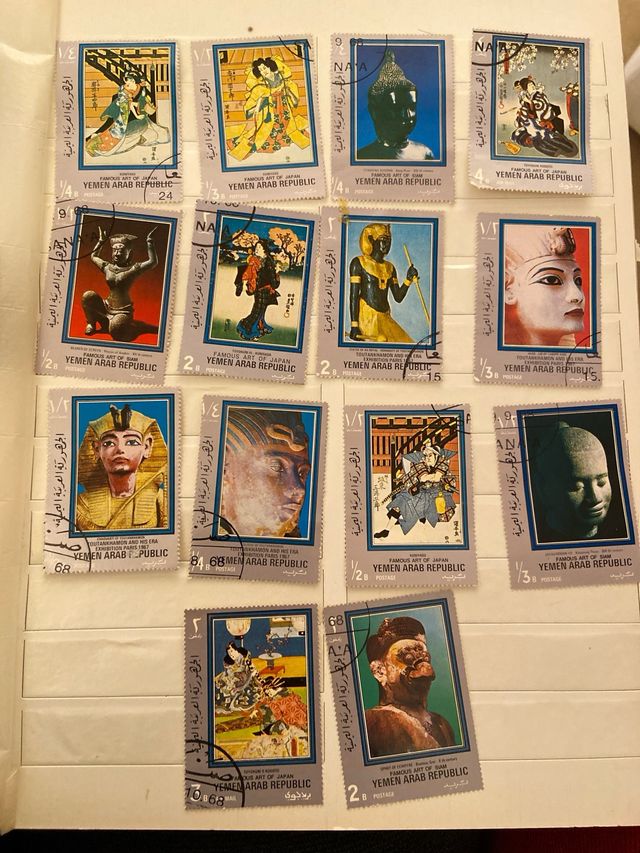 44. sellos de Yemen anteriores a1970