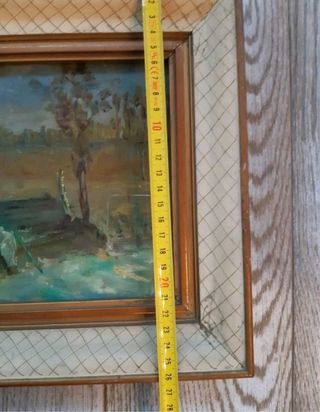 Dipinto del 1900 con cornice coeva