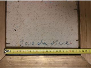 Dipinto del 1900 con cornice coeva