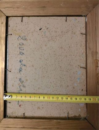 Dipinto del 1900 con cornice coeva