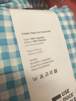 FUNDA TABLA PLANCHAR.ETIQUETAS y E.GRATI