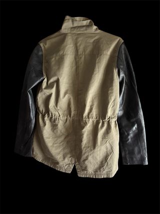 Chaqueta con cuero