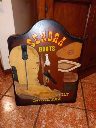 Sendra cartello vintage originale 
