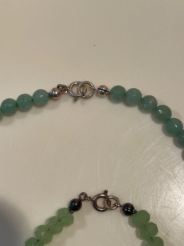 Collana in avventurina e bracciale abbinato