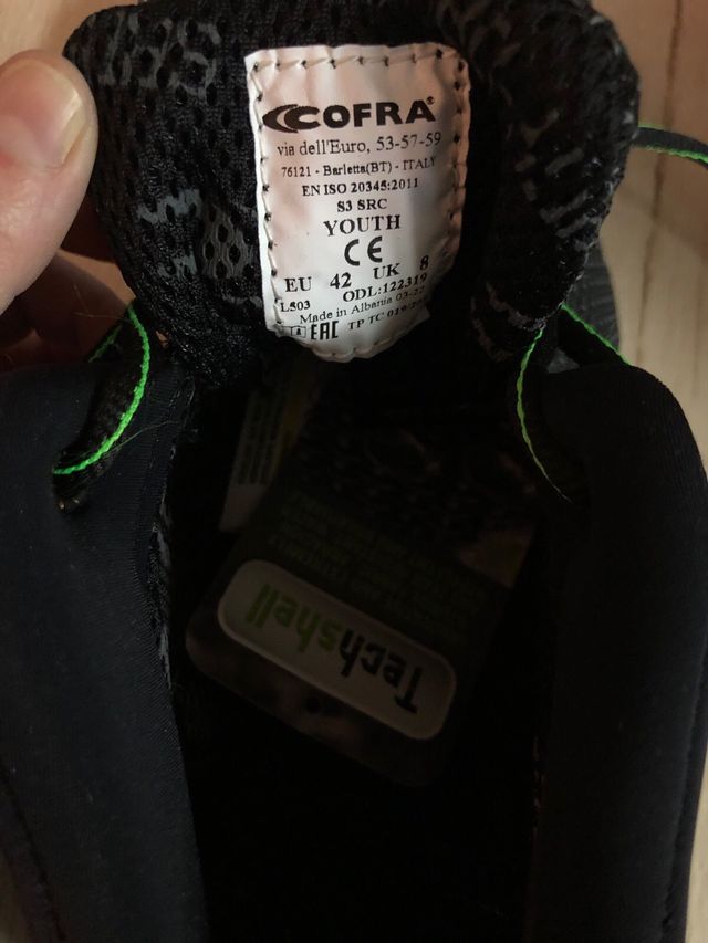 Zapatos de seguridad Cofra T.42