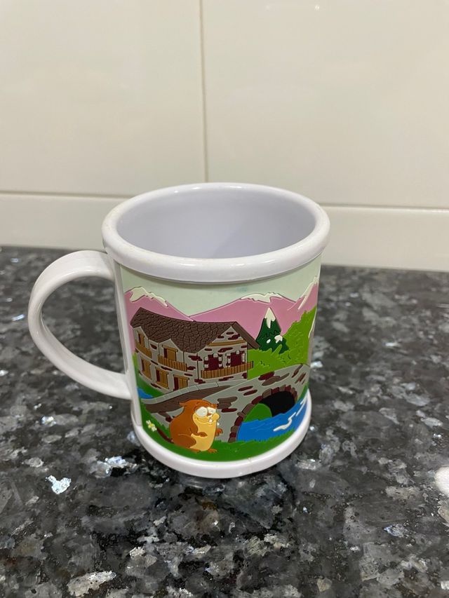 Taza de plastico