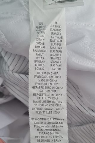 Pantalón rayas Stradivarius talla 36