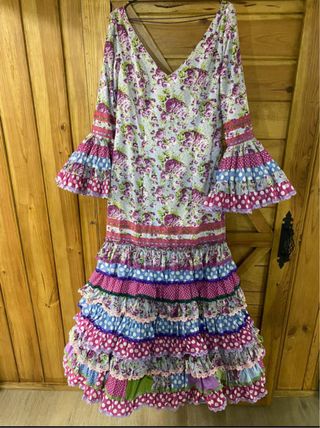 Traje flamenca colores