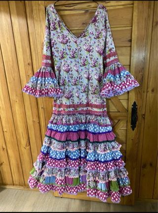 Traje flamenca colores