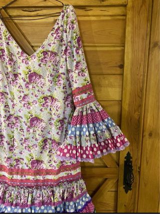 Traje flamenca colores