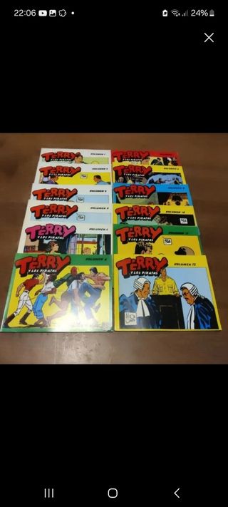 Terry y los piratas 12 tomos. Completa