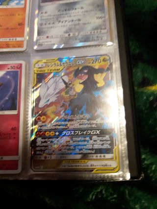 reshiram e zekrom giapponese carta