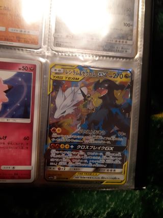reshiram e zekrom giapponese carta
