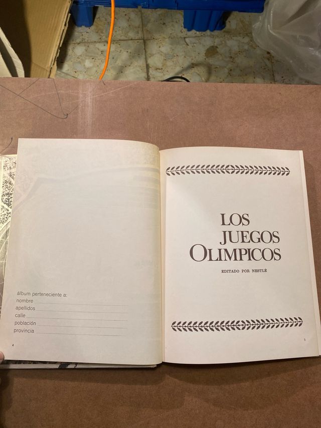 Album juegos olimpicos Nestle 1964