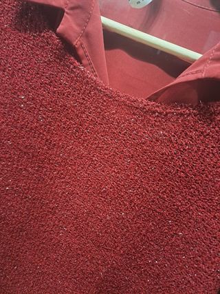 Jersey rojo brillo