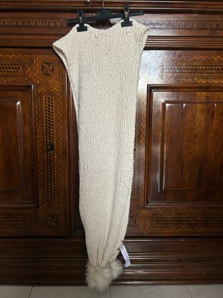 Sciarpa in maglia con ponpon di LiuJo