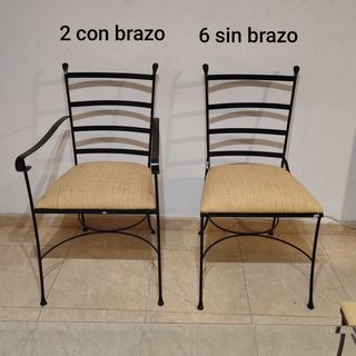 Pack Set juego de Mesa y Sillas de forja
