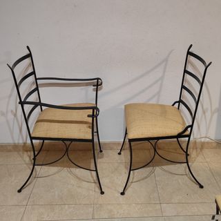 Pack Set juego de Mesa y Sillas de forja