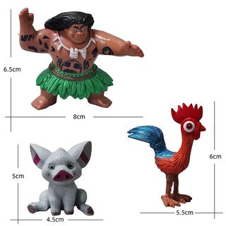 10 figuras de Moana para mona de pascua
