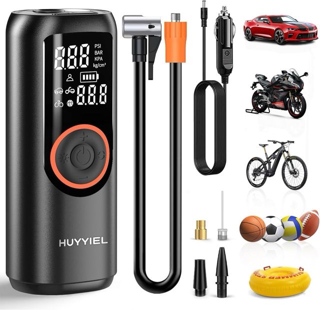 Compresor de aire portátil.