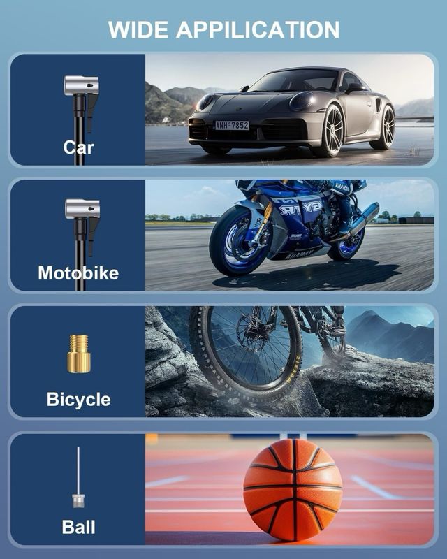 Compresor de aire portátil.