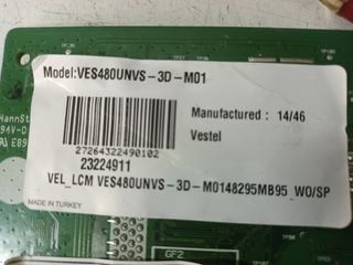 TOSHIBA 48L5435DG componentes, (ref-60)