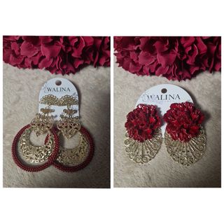 Conjunto de flamenca en burdeos