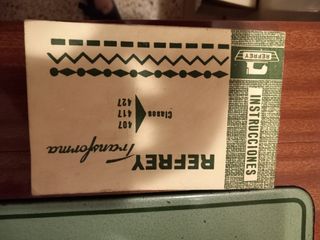 Máquina de coser refrey