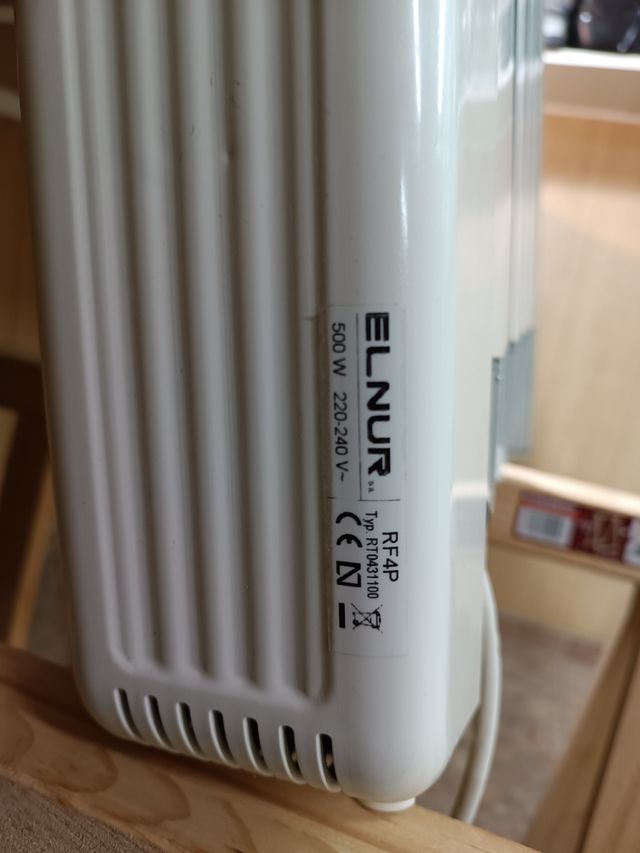 RADIADOR ELNUR  BAJO CONSUMO 500W