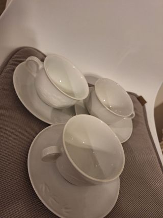 SET 3 TAZZE IN PORCELLANA