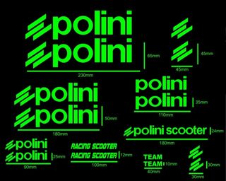 pegatinas logos POLINI