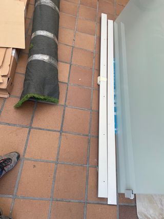 Puerta coredera cristal mate