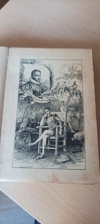 Libro antiguo 1904.El quijote para niños