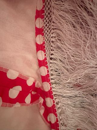 Traje flamenca rojo