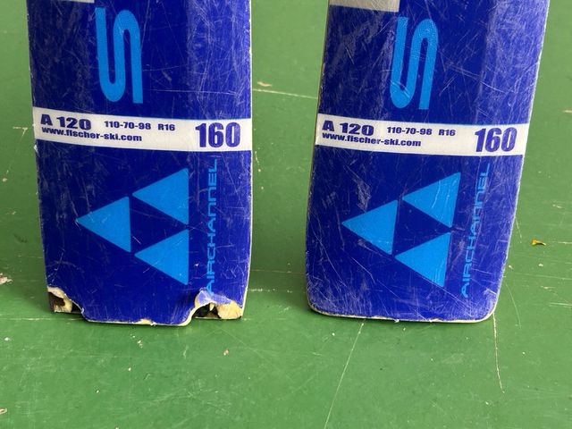 Esquis Fischer S200 160cm usados