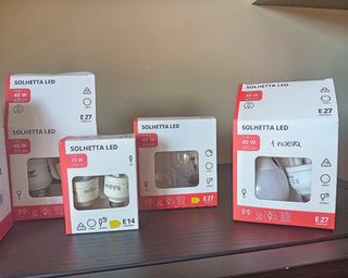 Conjunto de bombillas led