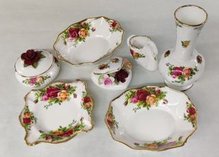 Lotto set vintage Royal Albert Old Country Roses