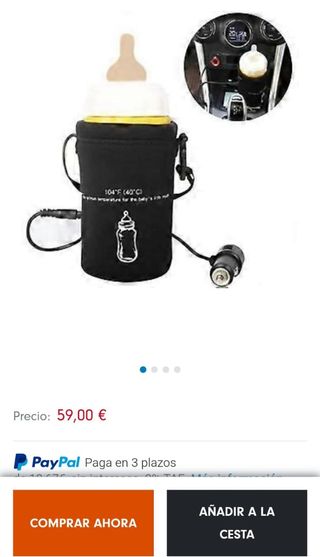 Calienta biberones coche Apramo