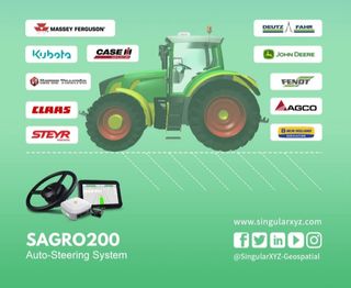 Gps autoguiado con RTK singular xyz