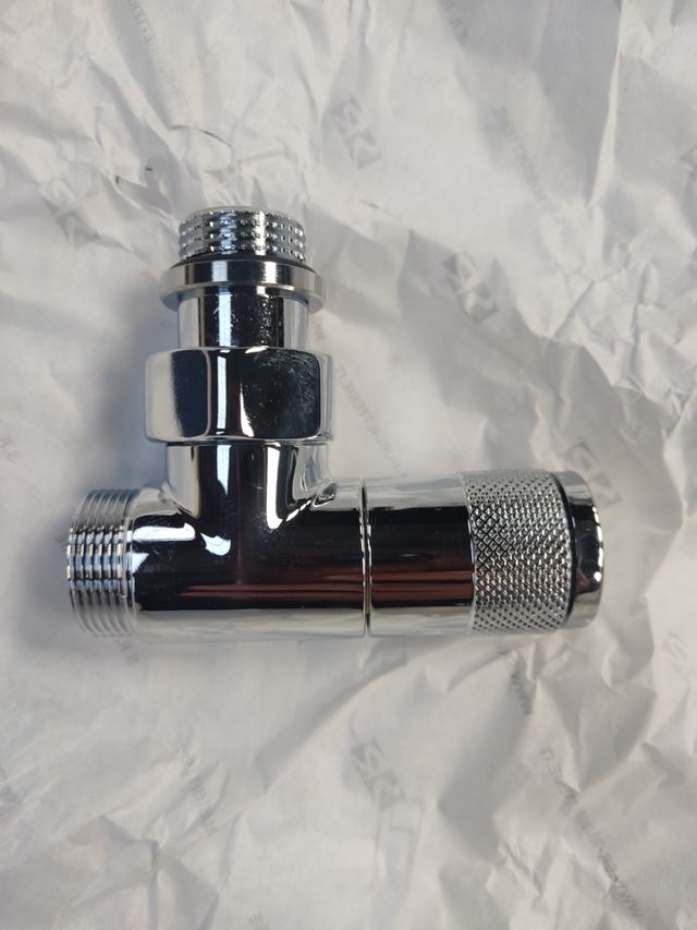 Lote accesorios cromo para secatoallas