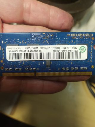 Memoria RAM 4gb para portátil Ramaxel